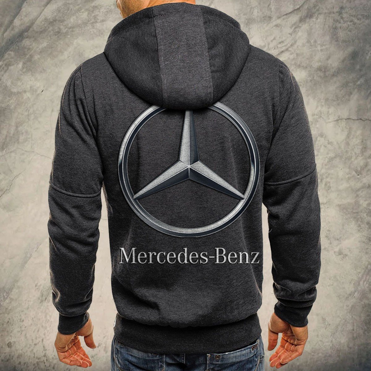 Mercedes-Benz White Kapuzensweatjacke – Bild 5