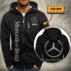 Mercedes-Benz White Kapuzensweatjacke