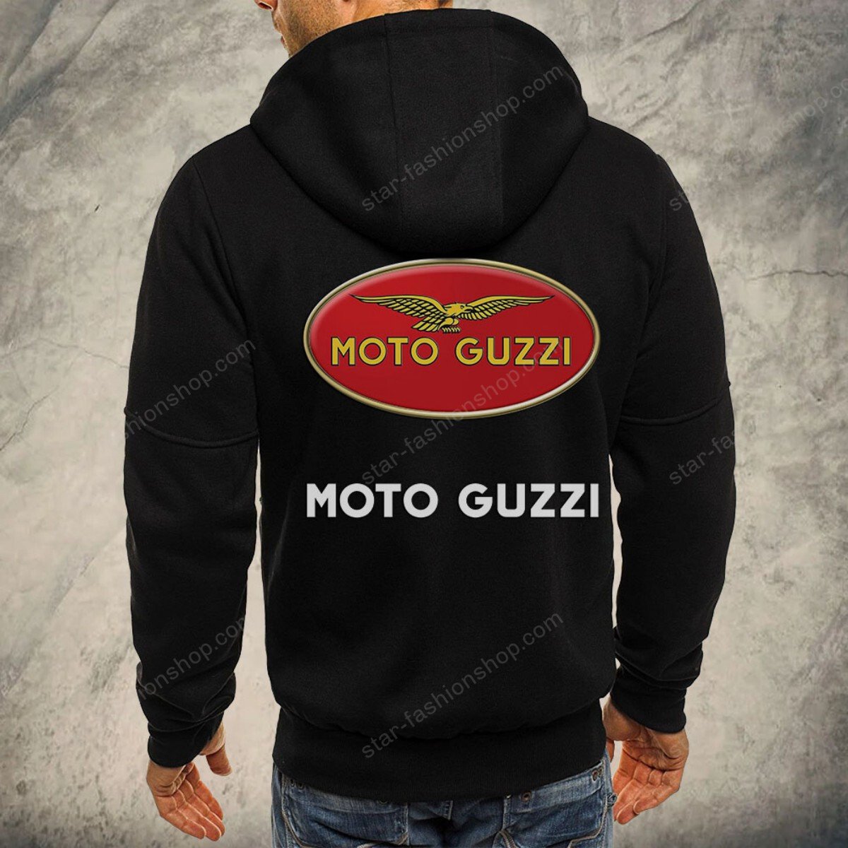 Moto Guzzi Kapuzensweatjacke – Bild 3