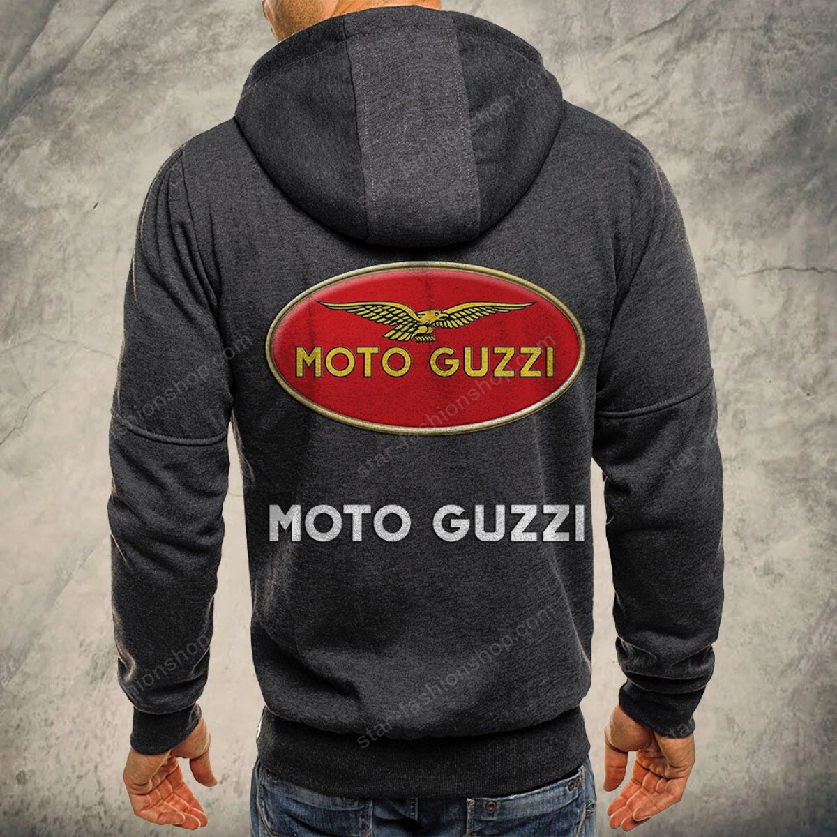 Moto Guzzi Kapuzensweatjacke – Bild 5