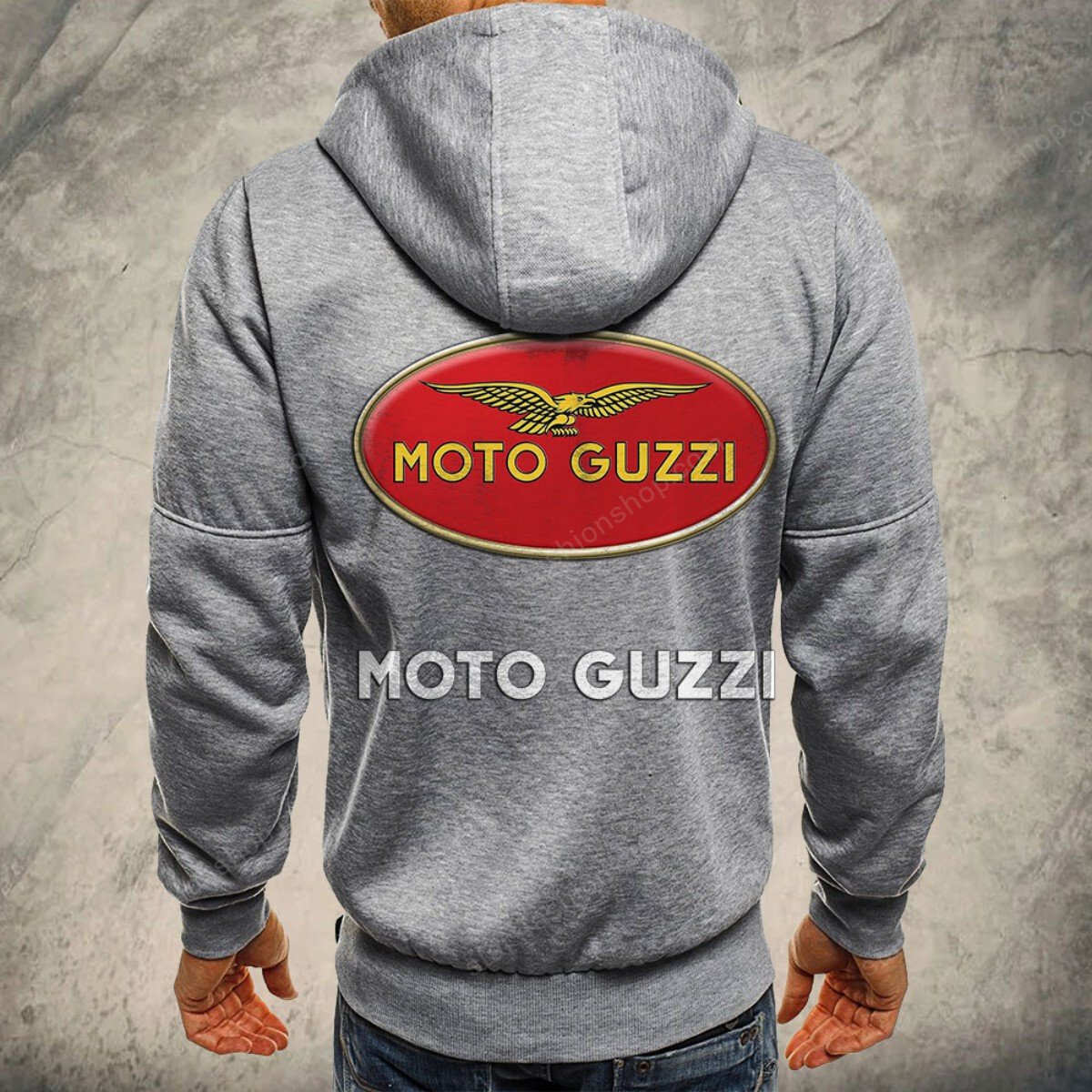 Moto Guzzi Kapuzensweatjacke – Bild 7