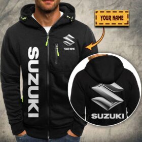 Suzuki Blue Kapuzensweatjacke