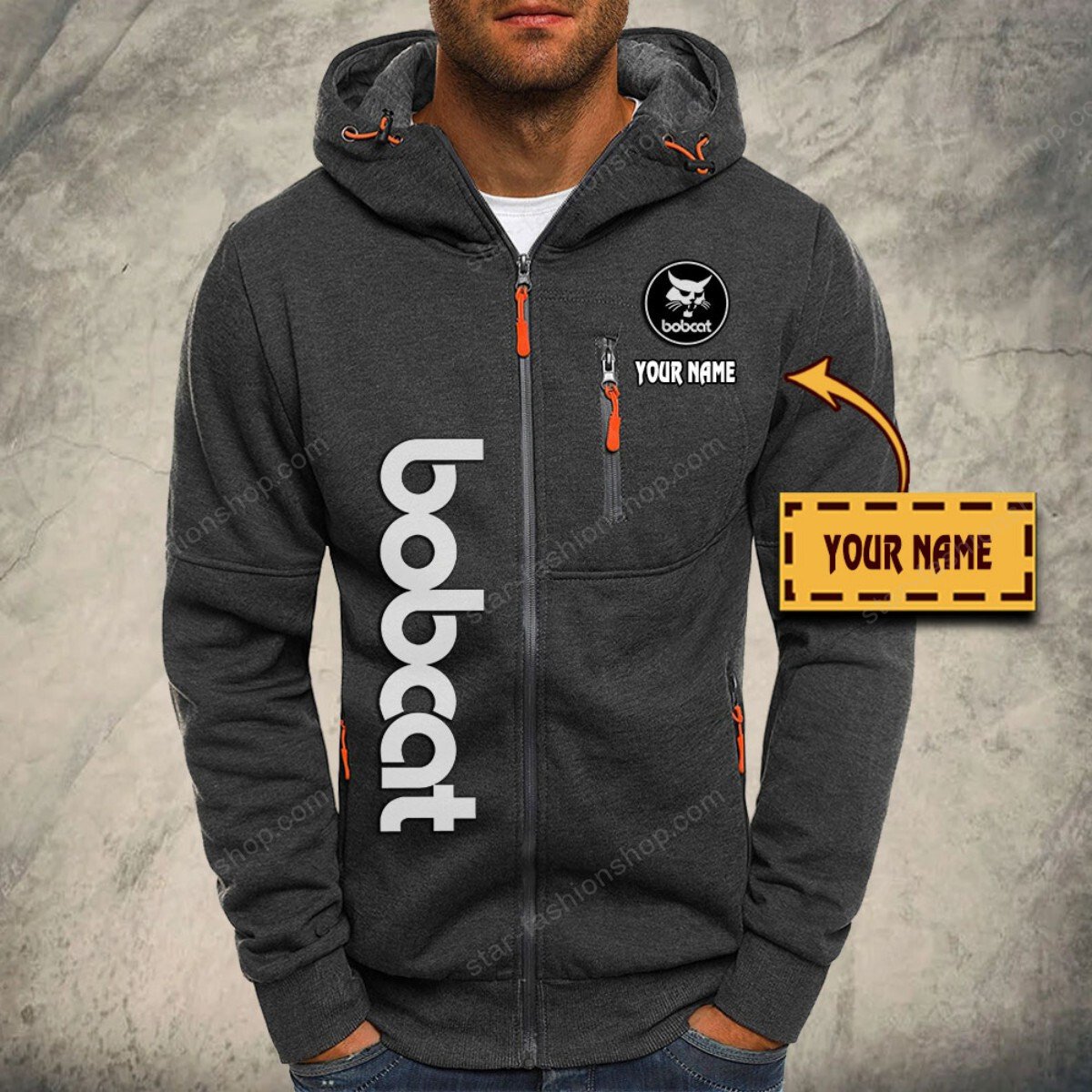 Bobcat Kapuzensweatjacke – Bild 4