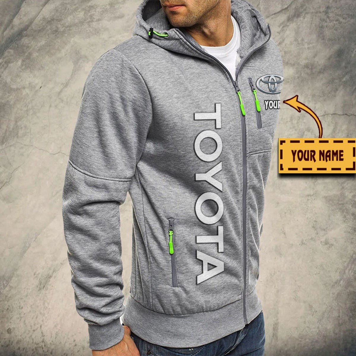 Toyota Blue Kapuzensweatjacke – Bild 6