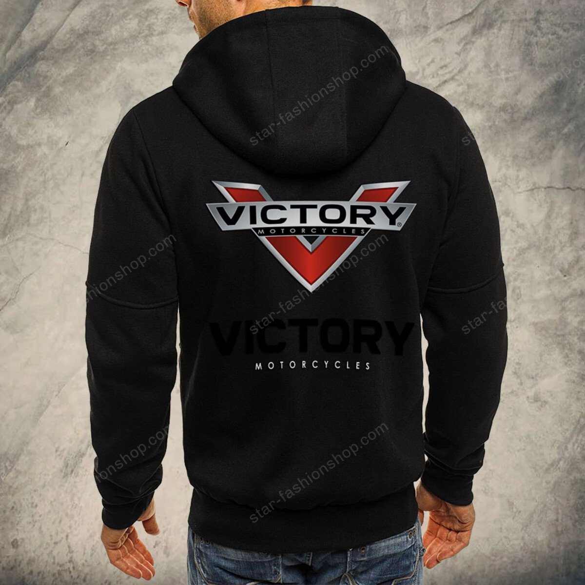 Victory Motorcycles Kapuzensweatjacke – Bild 3