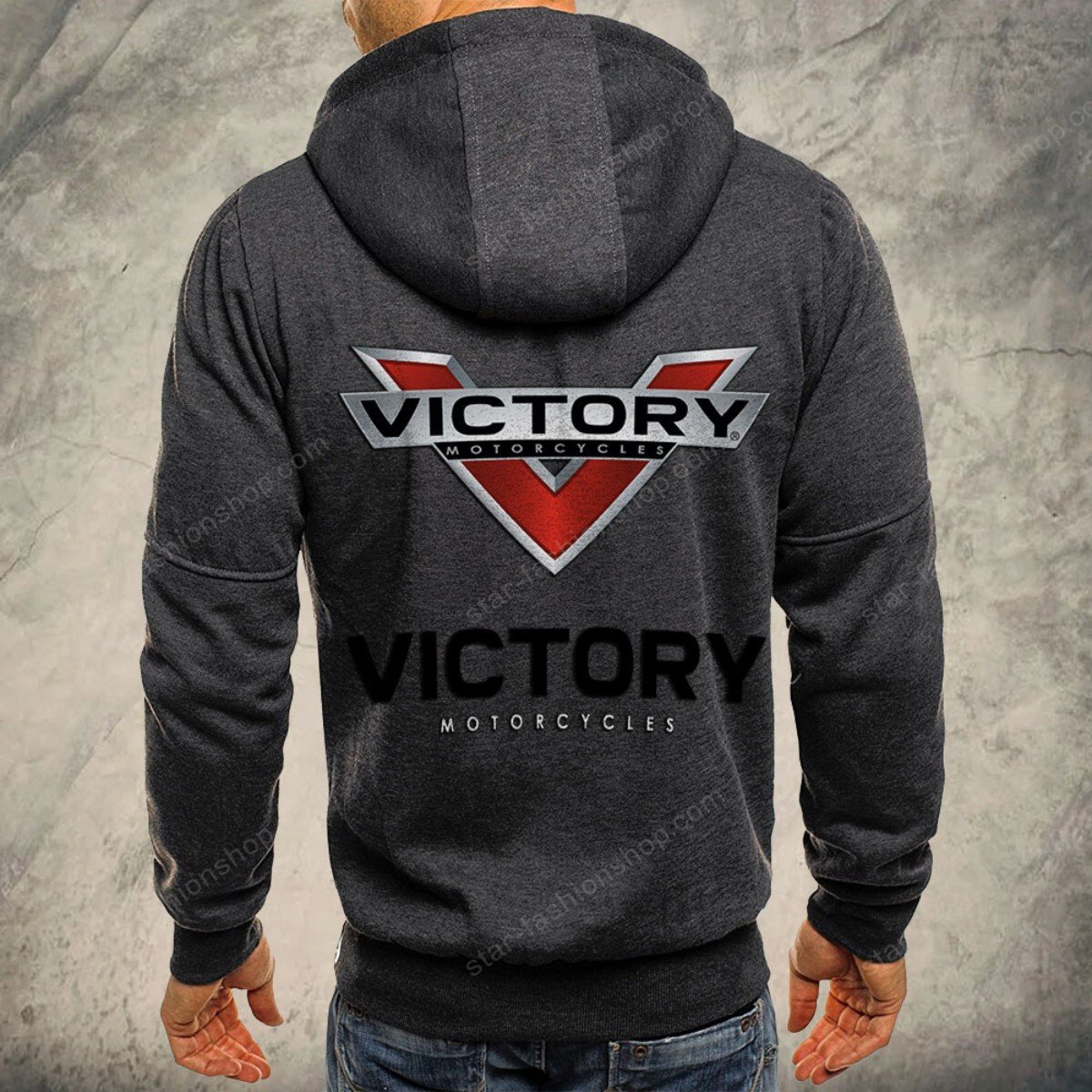 Victory Motorcycles Kapuzensweatjacke – Bild 5