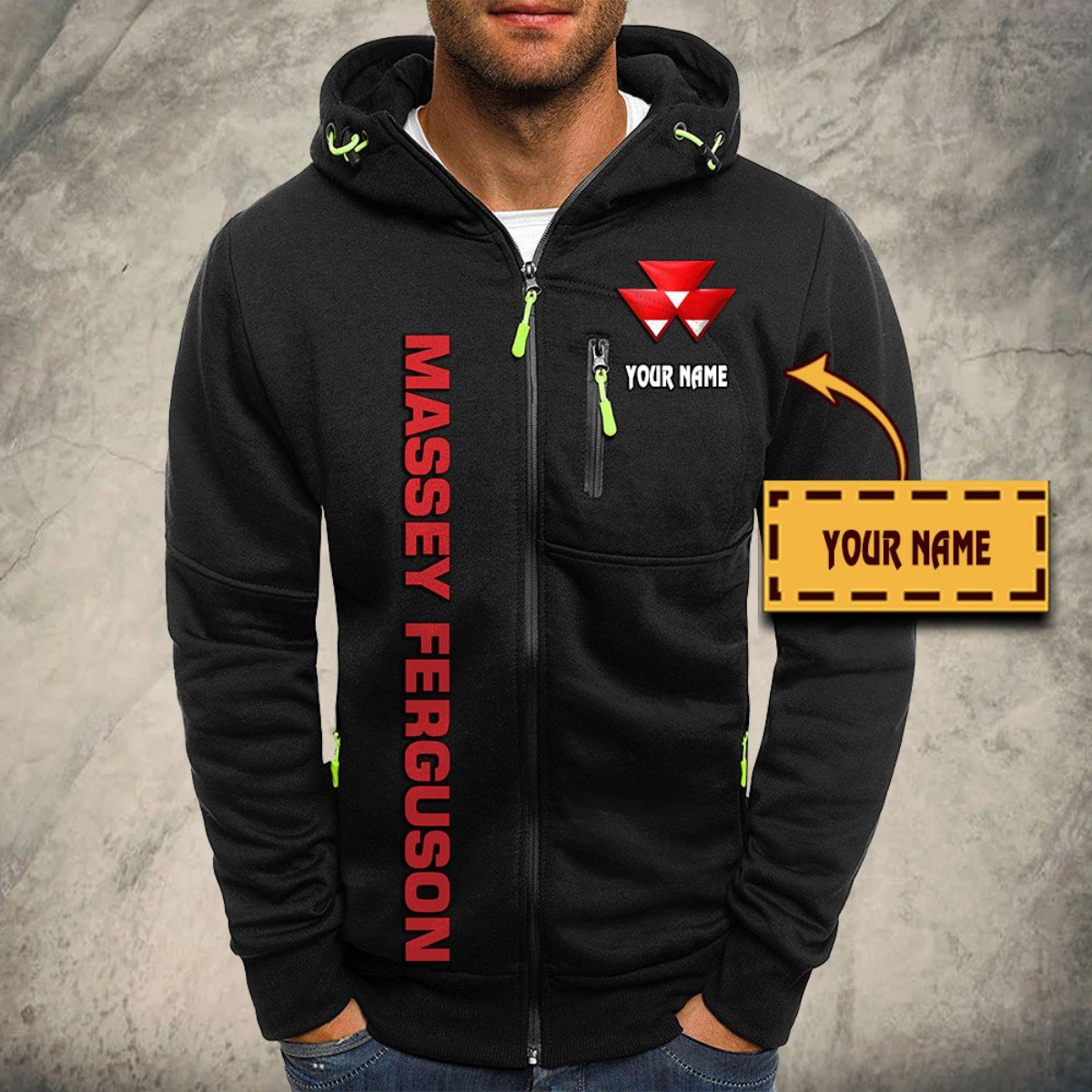 Massey Ferguson Kapuzensweatjacke – Bild 2