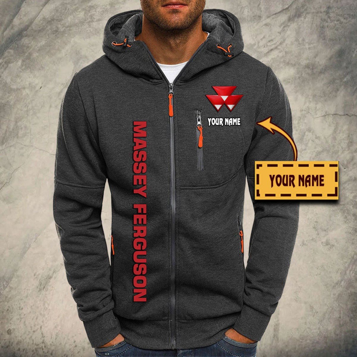 Massey Ferguson Kapuzensweatjacke – Bild 4