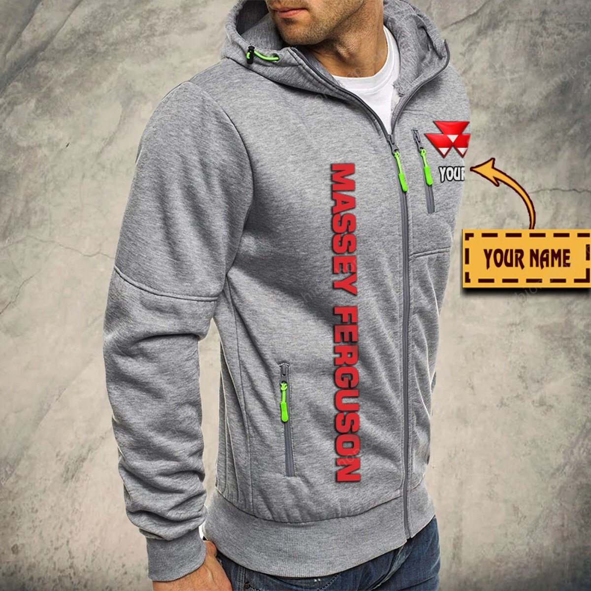 Massey Ferguson Kapuzensweatjacke – Bild 6