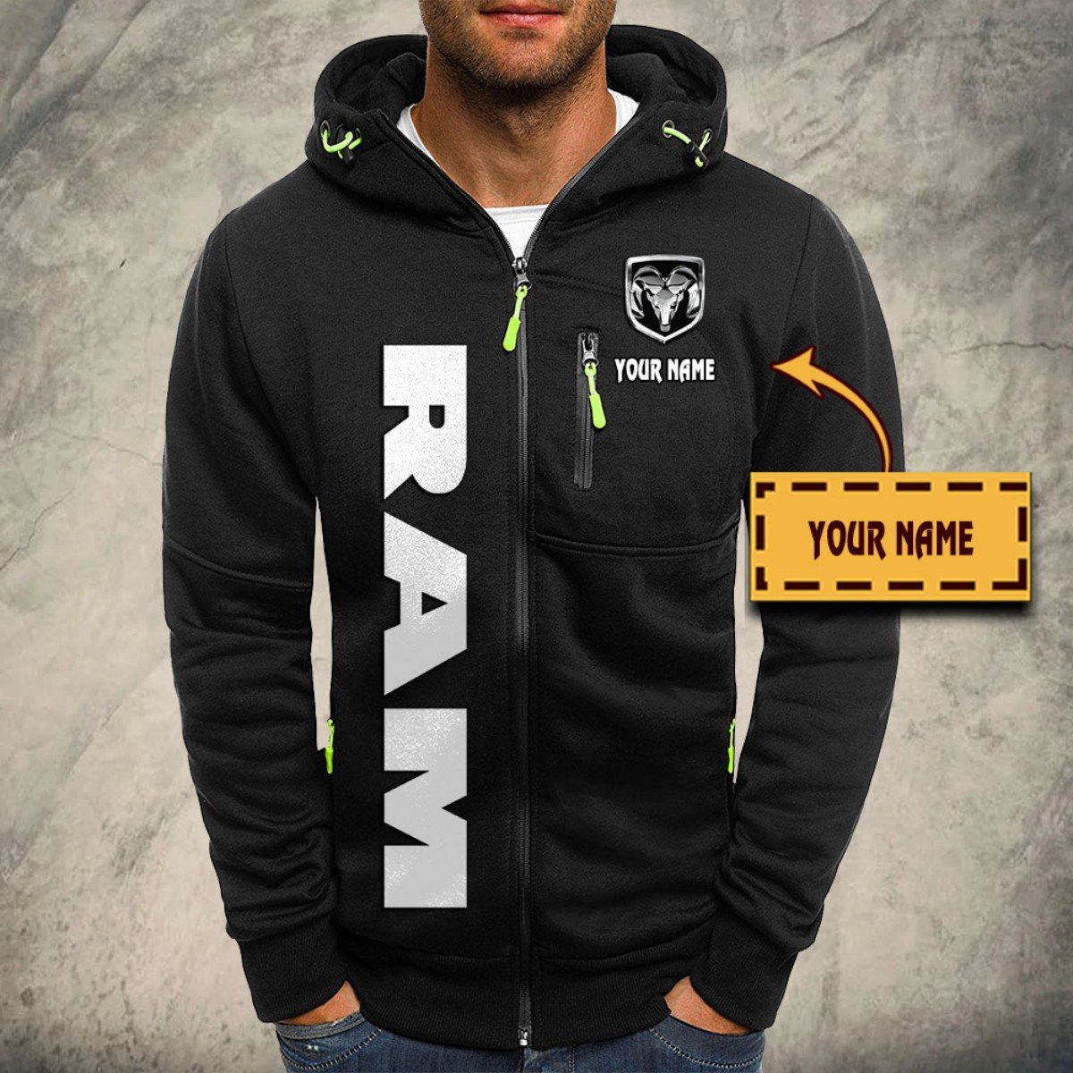 Ram Truck Kapuzensweatjacke – Bild 2