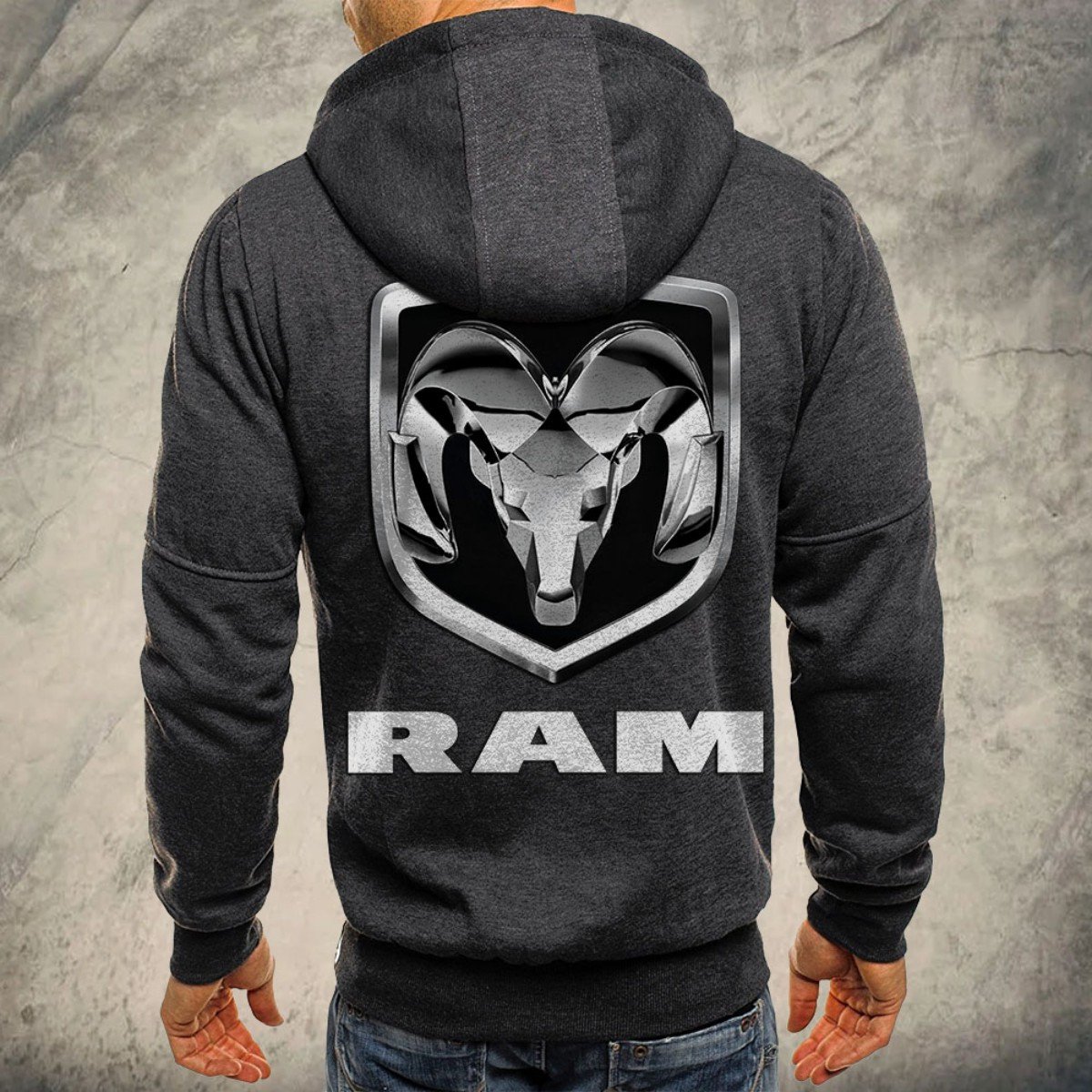 Ram Truck Kapuzensweatjacke – Bild 5
