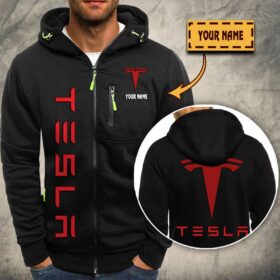 Tesla Kapuzensweatjacke