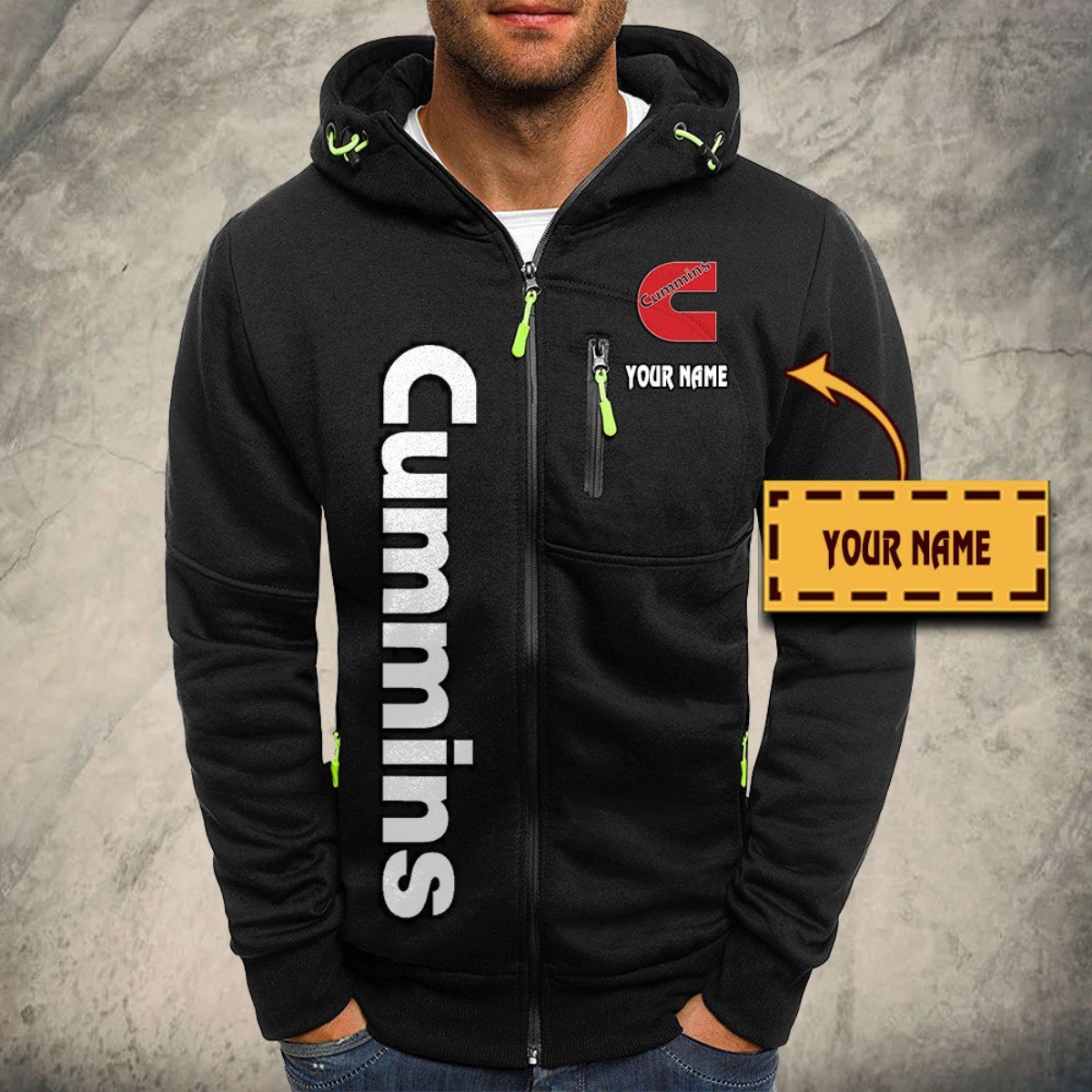 Cummins Kapuzensweatjacke – Bild 2