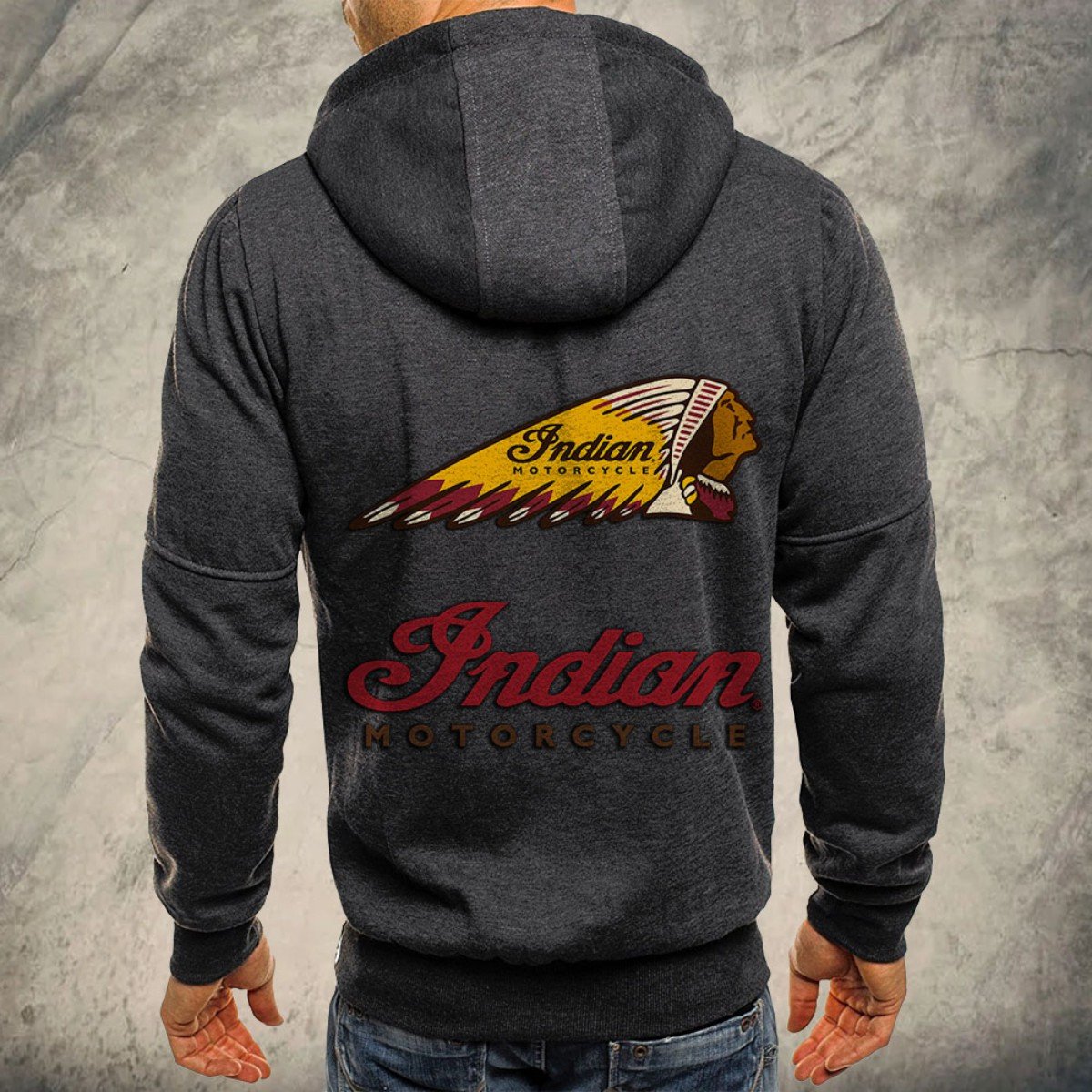 Indian Motorcycle Kapuzensweatjacke – Bild 5