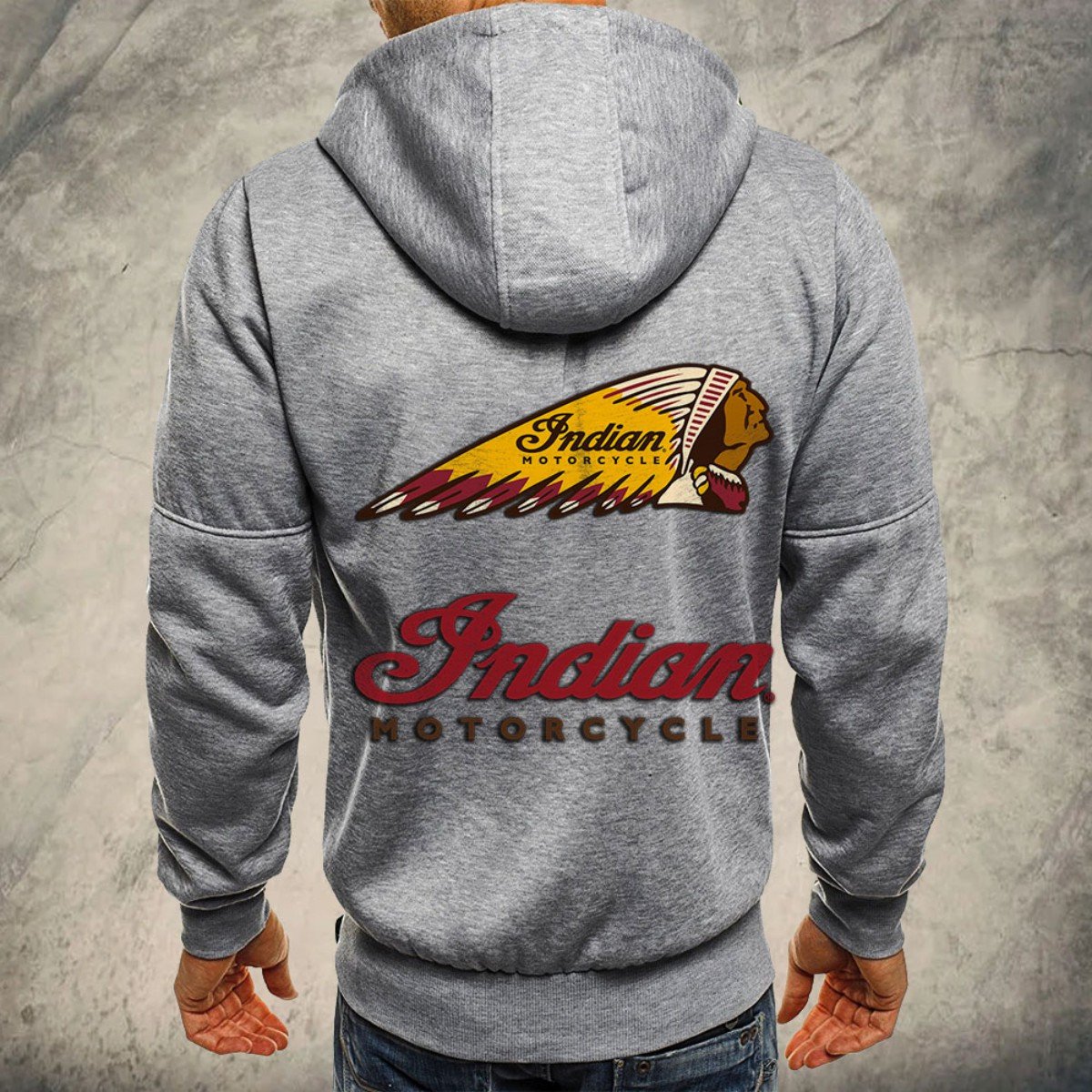 Indian Motorcycle Kapuzensweatjacke – Bild 7
