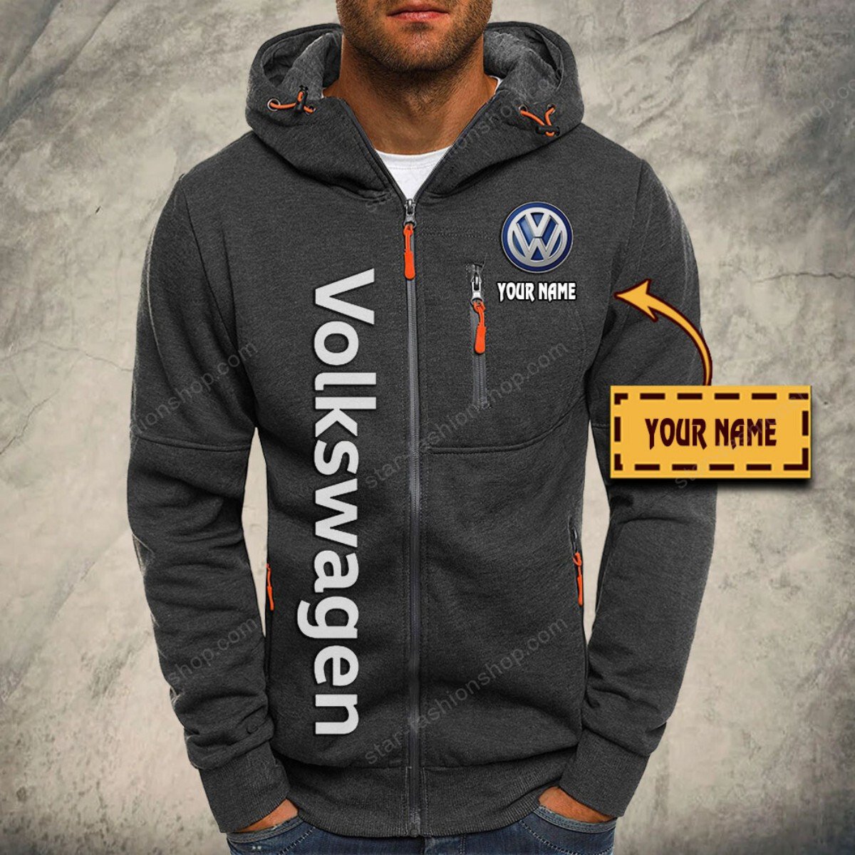Volkswagen Kapuzensweatjacke – Bild 4
