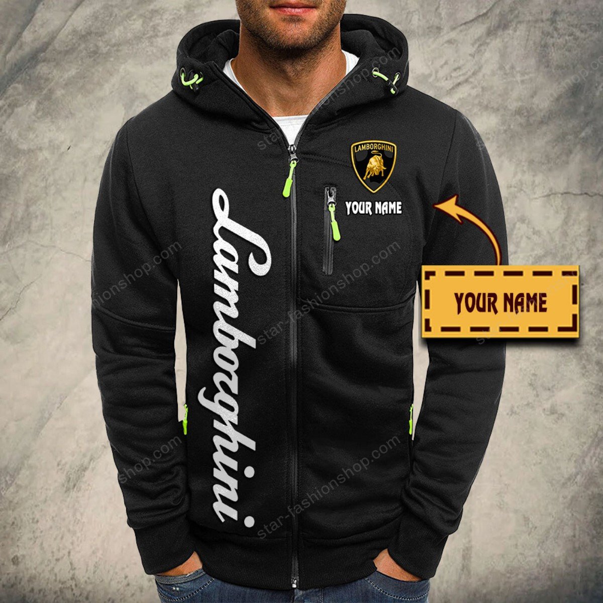 Lamborghini Kapuzensweatjacke – Bild 2