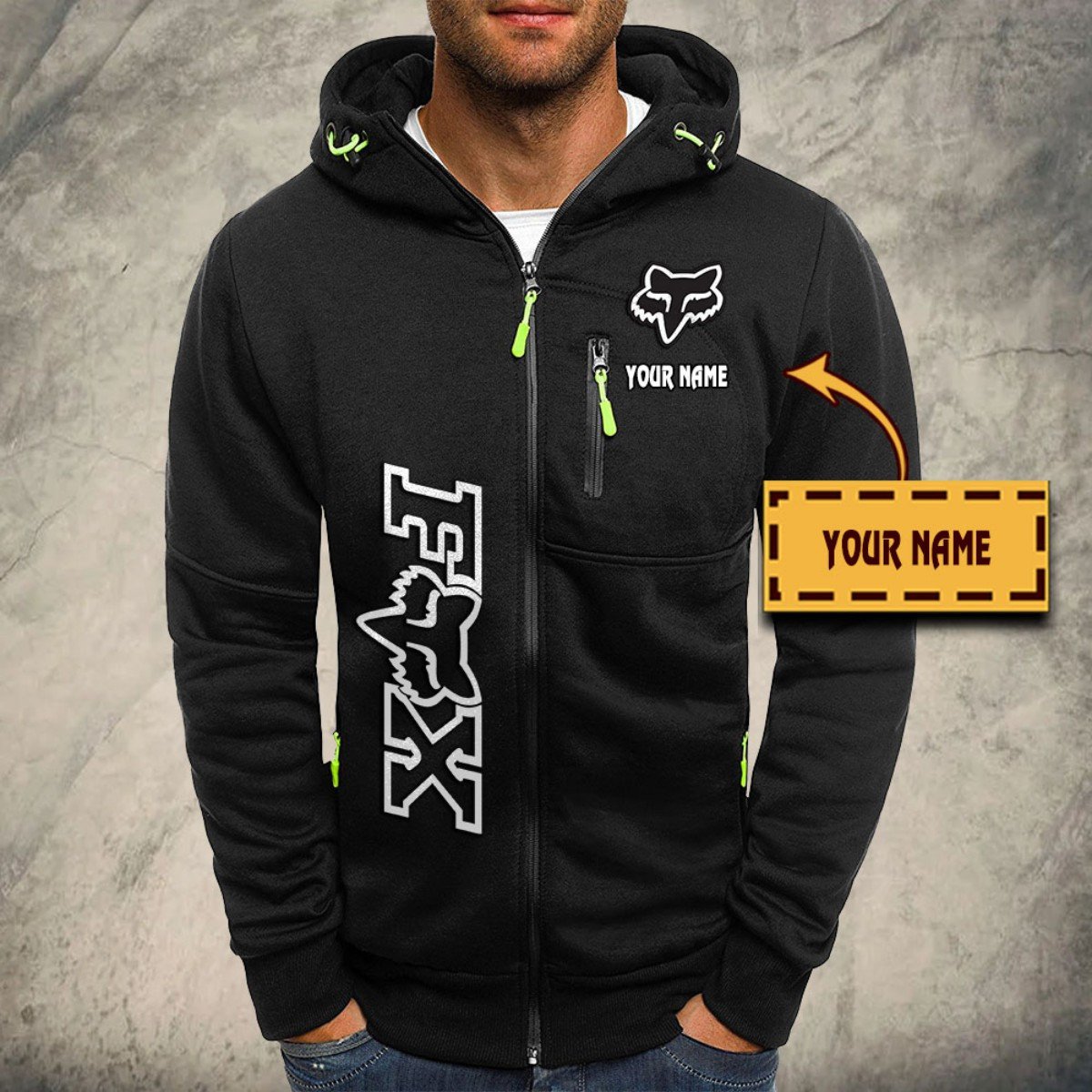 Fox Racing Kapuzensweatjacke – Bild 2