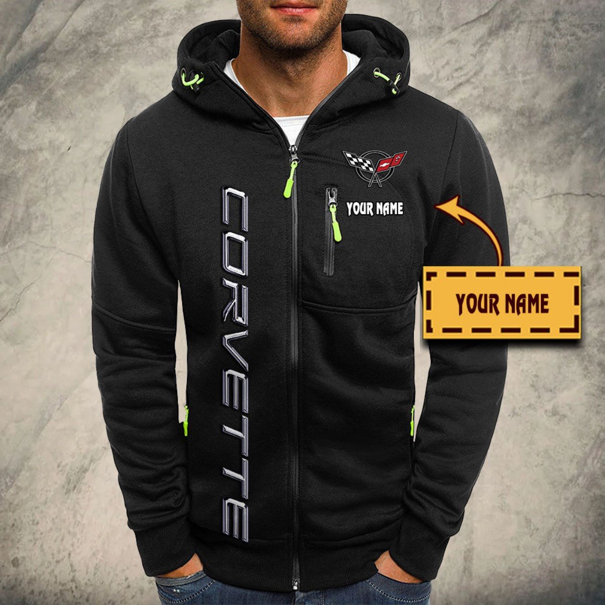 Corvette C5 Kapuzensweatjacke – Bild 2