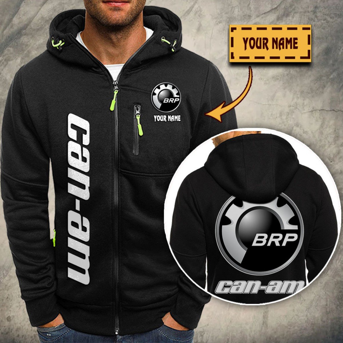 BRP Can-am Kapuzensweatjacke