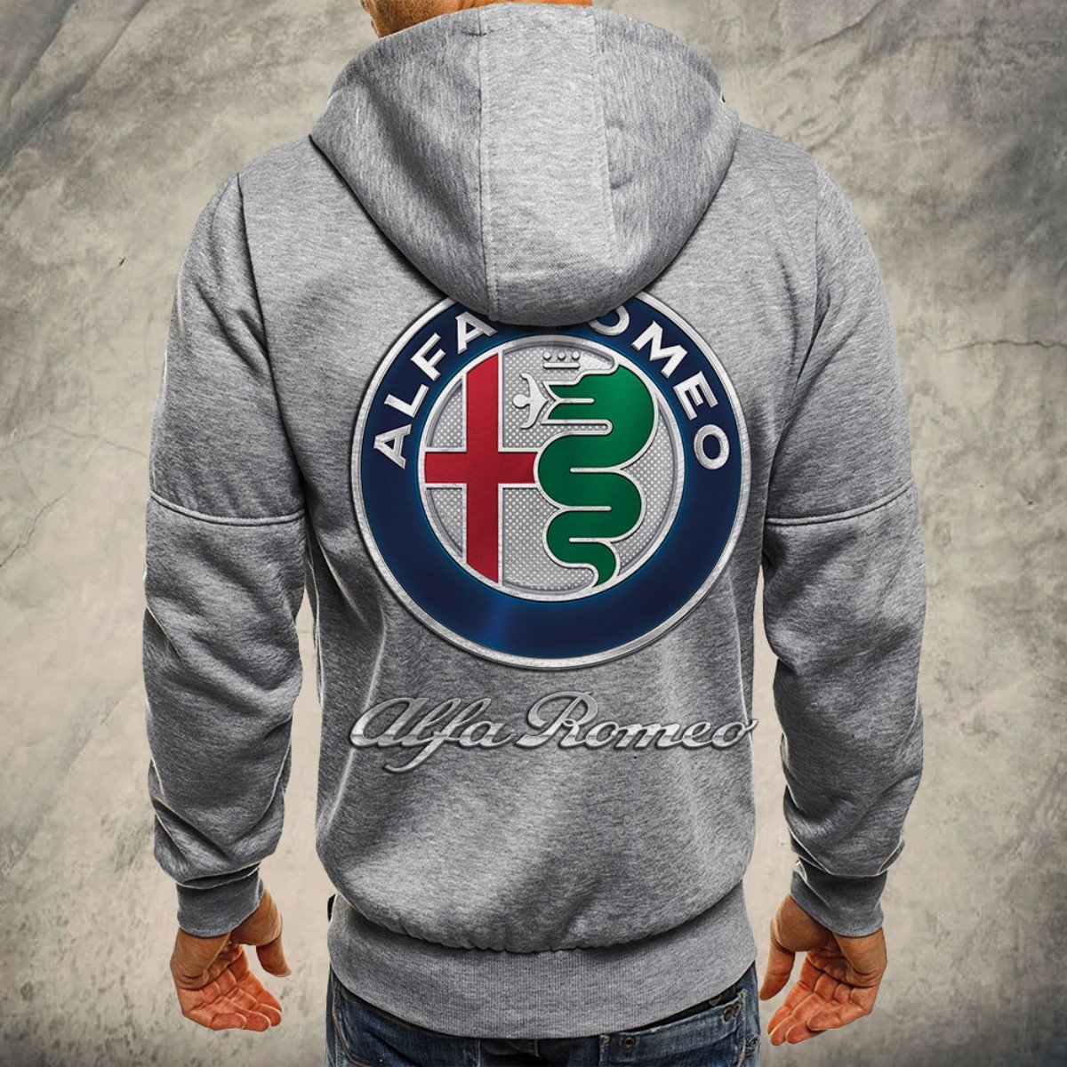 Alfa Romeo Red Kapuzensweatjacke – Bild 7