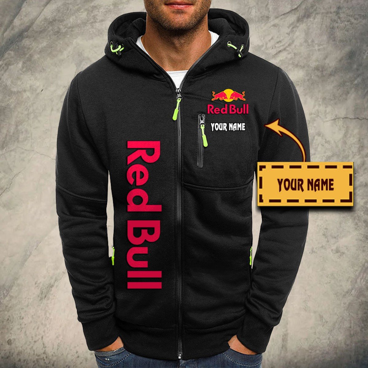 Red Bull Kapuzensweatjacke – Bild 2
