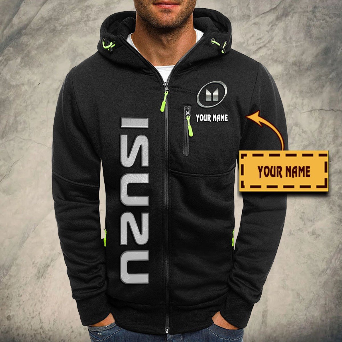 Isuzu Kapuzensweatjacke – Bild 2