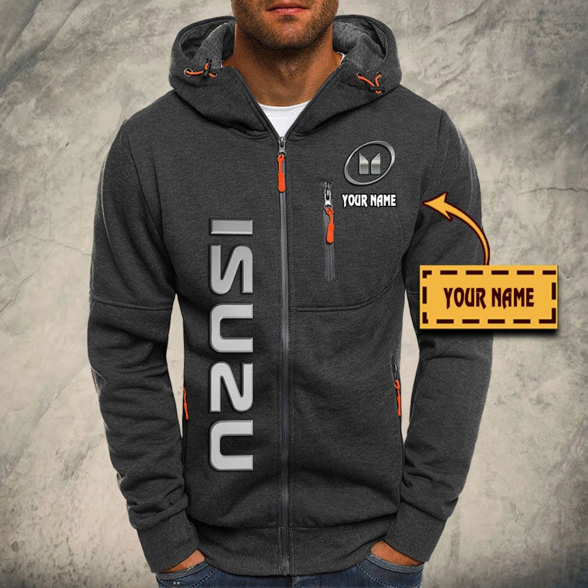 Isuzu Kapuzensweatjacke – Bild 4