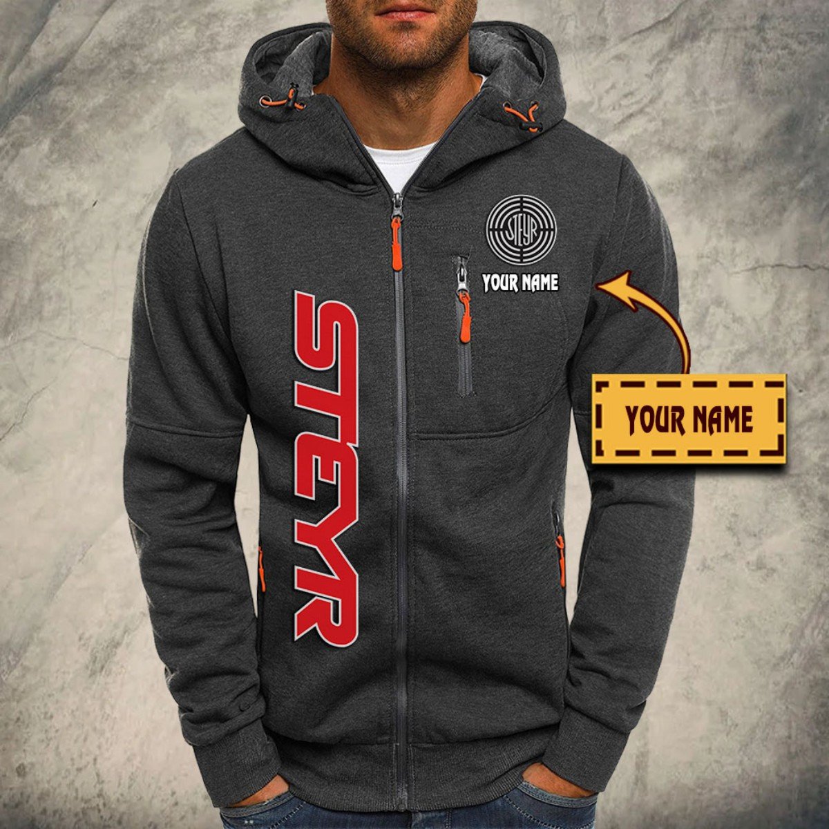 Steyr Kapuzensweatjacke – Bild 4