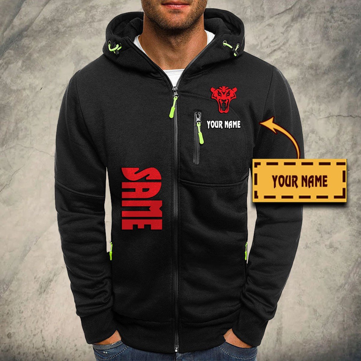Same Kapuzensweatjacke – Bild 2