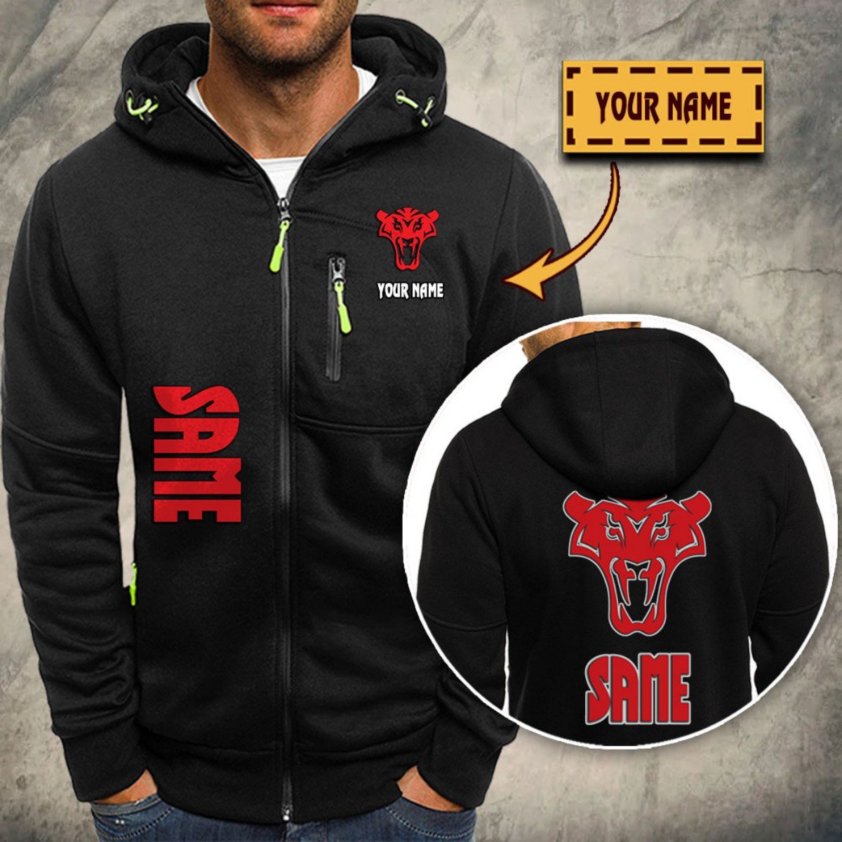 Same Kapuzensweatjacke