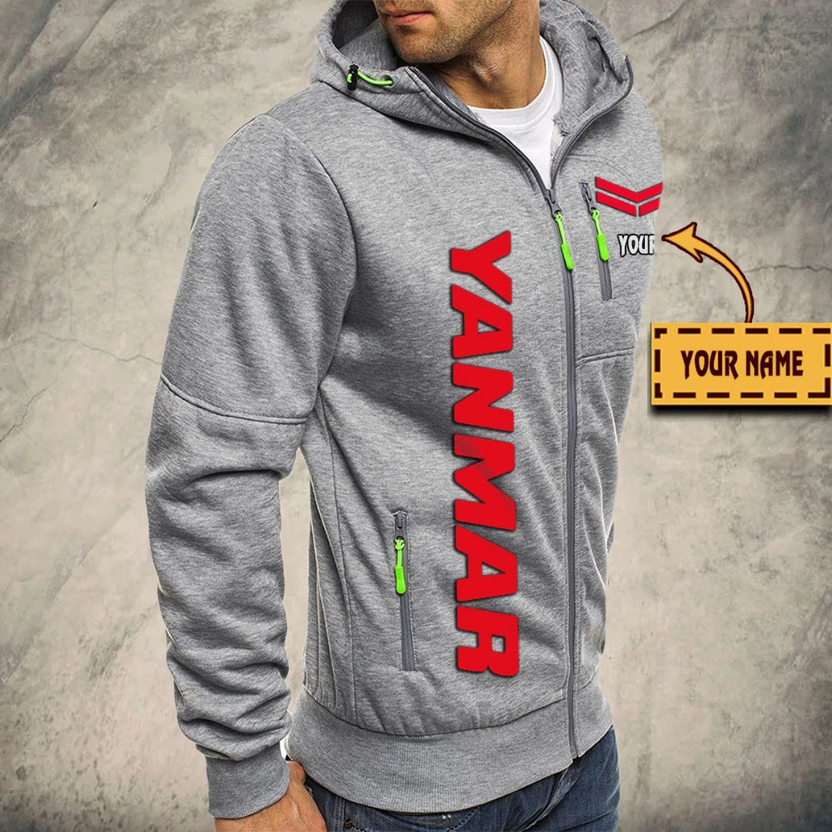 Yanmar Kapuzensweatjacke – Bild 6