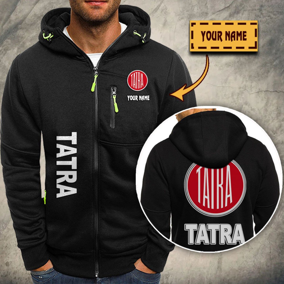 Tatra Kapuzensweatjacke