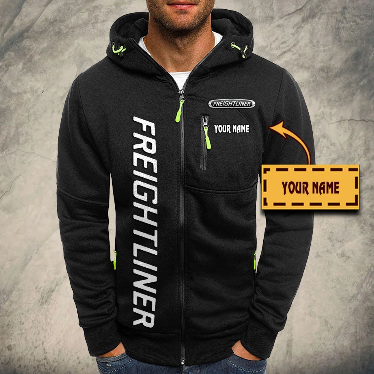 Freightliner Kapuzensweatjacke – Bild 2