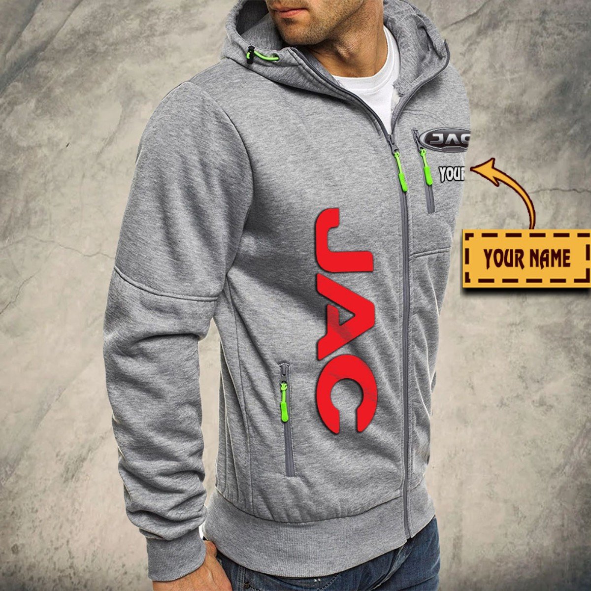 JAC Truck Kapuzensweatjacke – Bild 6