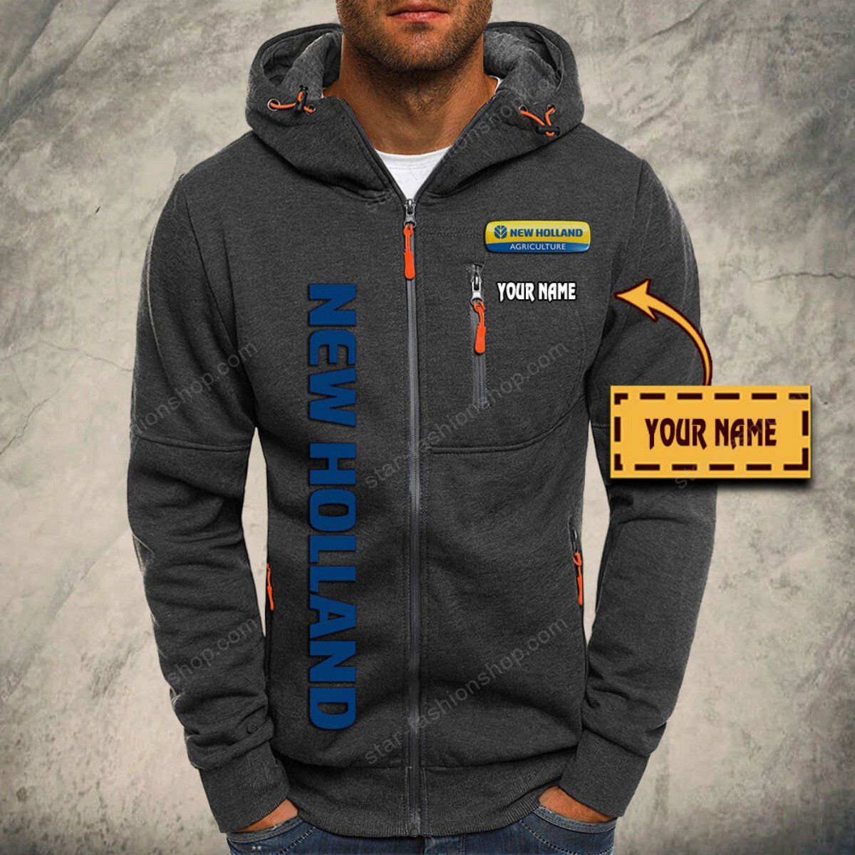 New Holland Kapuzensweatjacke – Bild 4