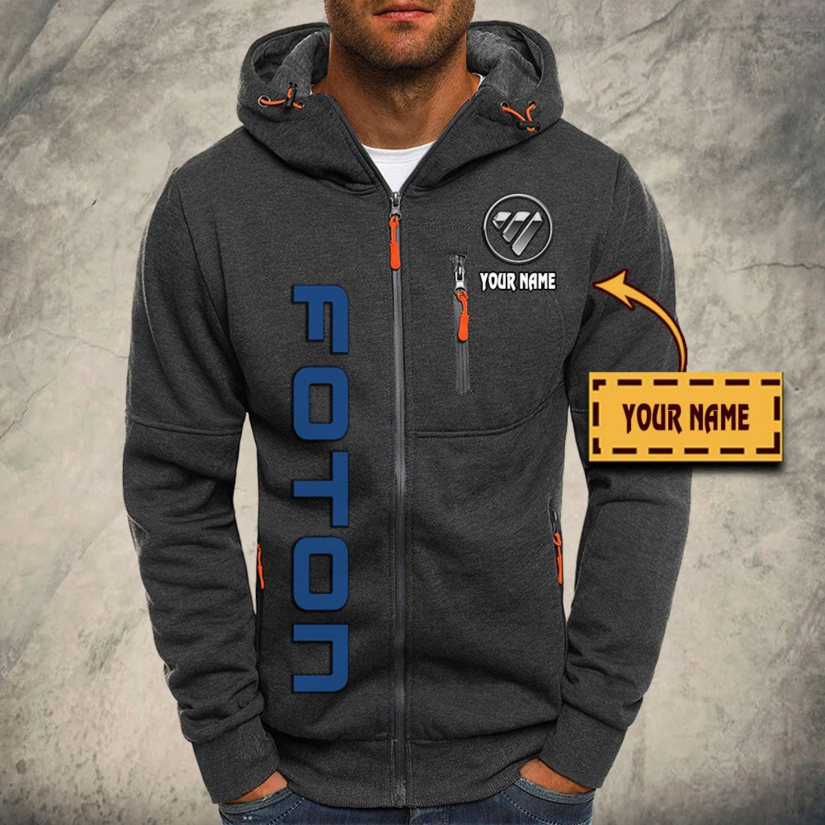 Foton Kapuzensweatjacke – Bild 4