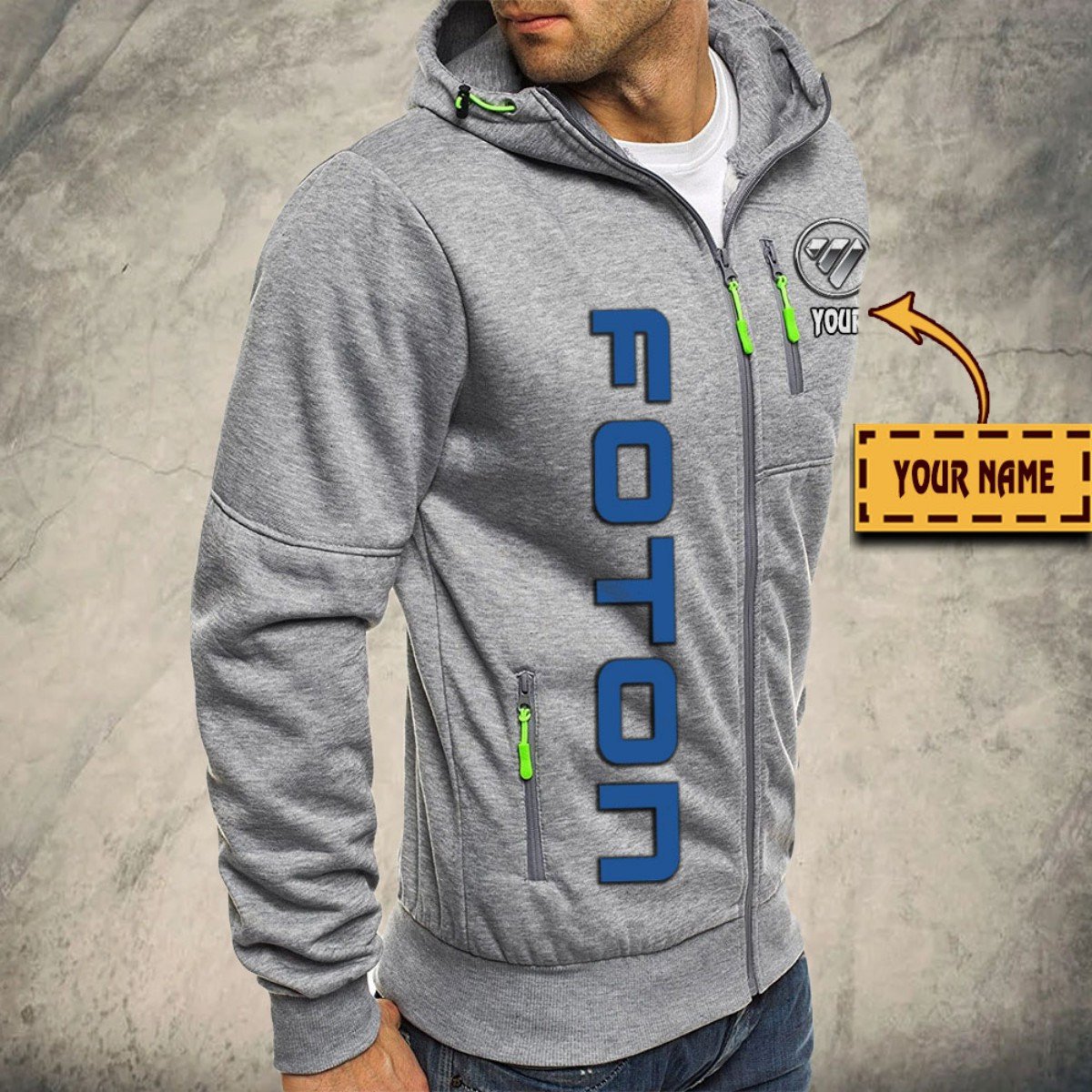 Foton Kapuzensweatjacke – Bild 6