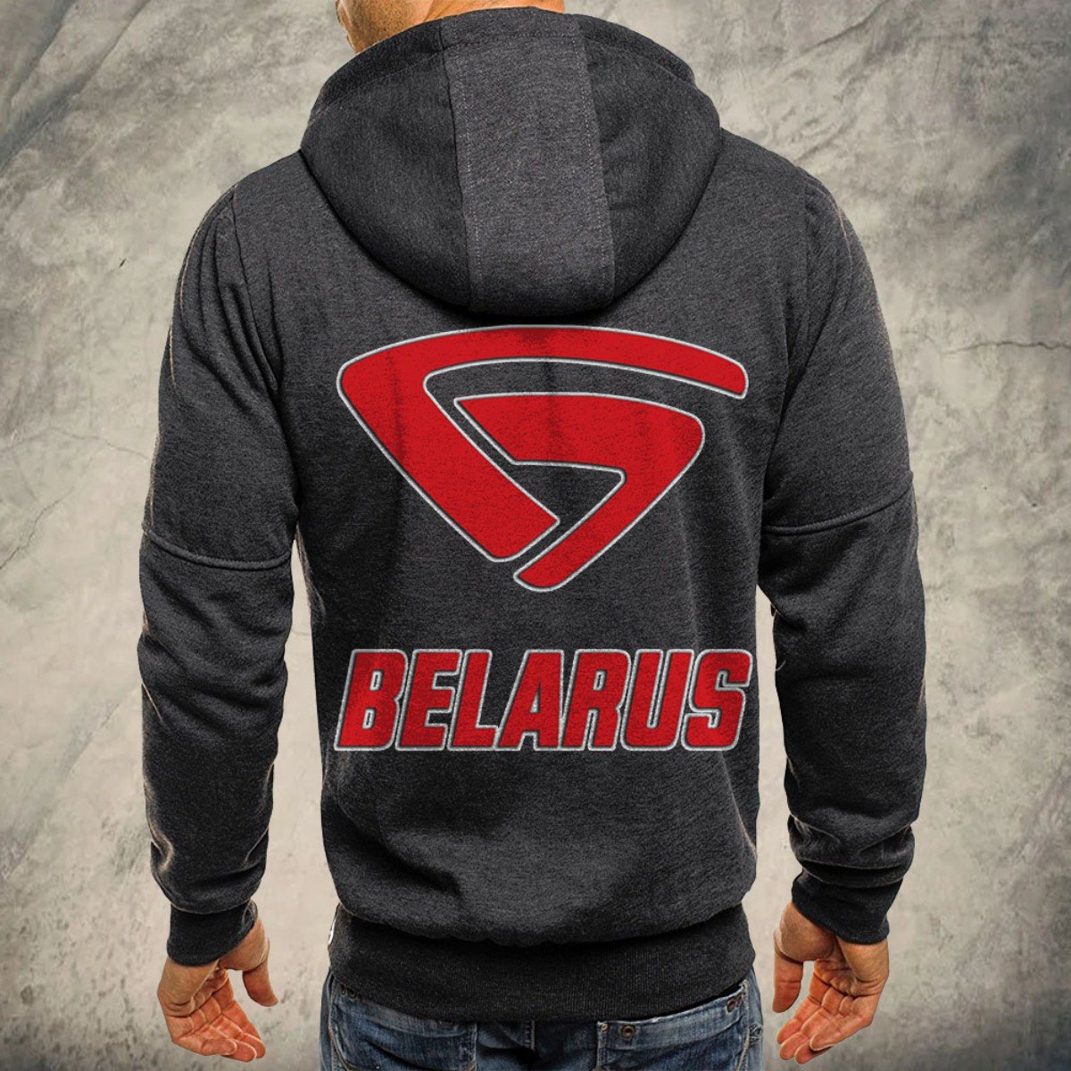 Belarus Kapuzensweatjacke – Bild 5