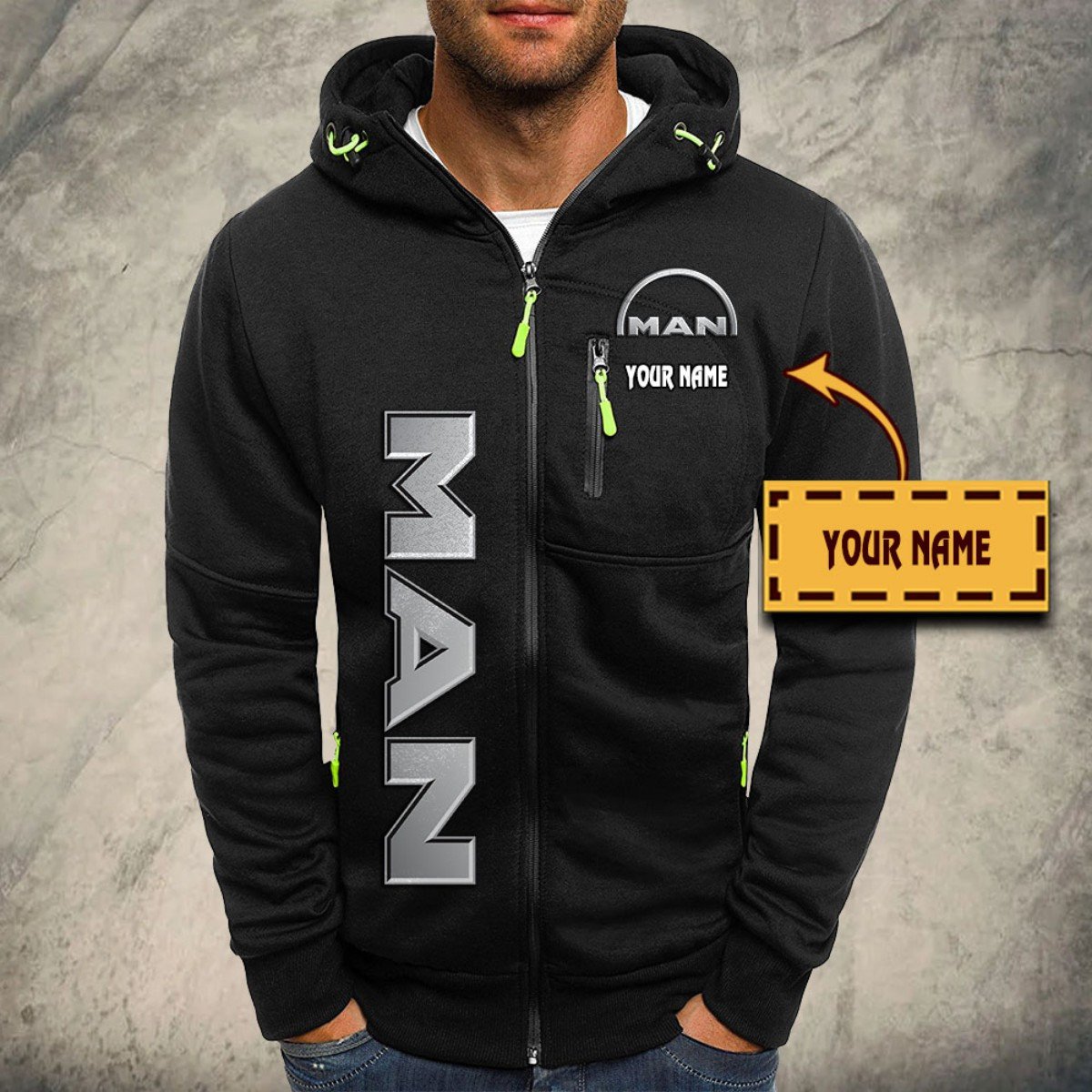 MAN Truck Kapuzensweatjacke – Bild 2