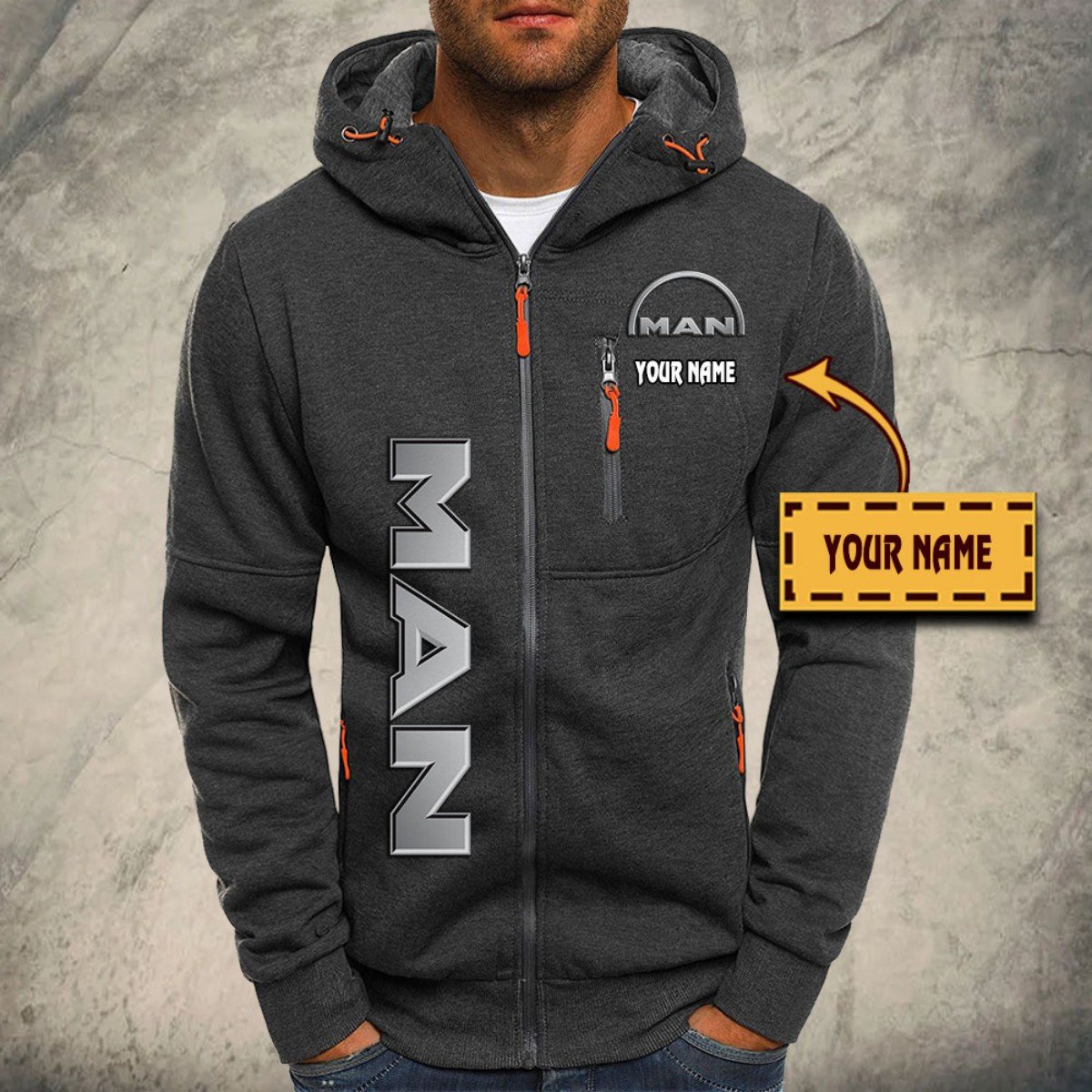 MAN Truck Kapuzensweatjacke – Bild 4