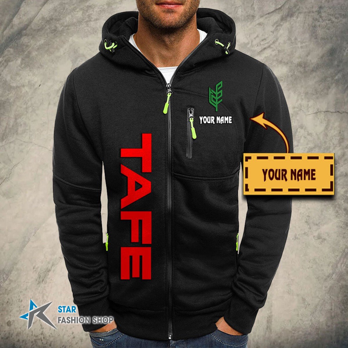 Tafe Kapuzensweatjacke – Bild 2
