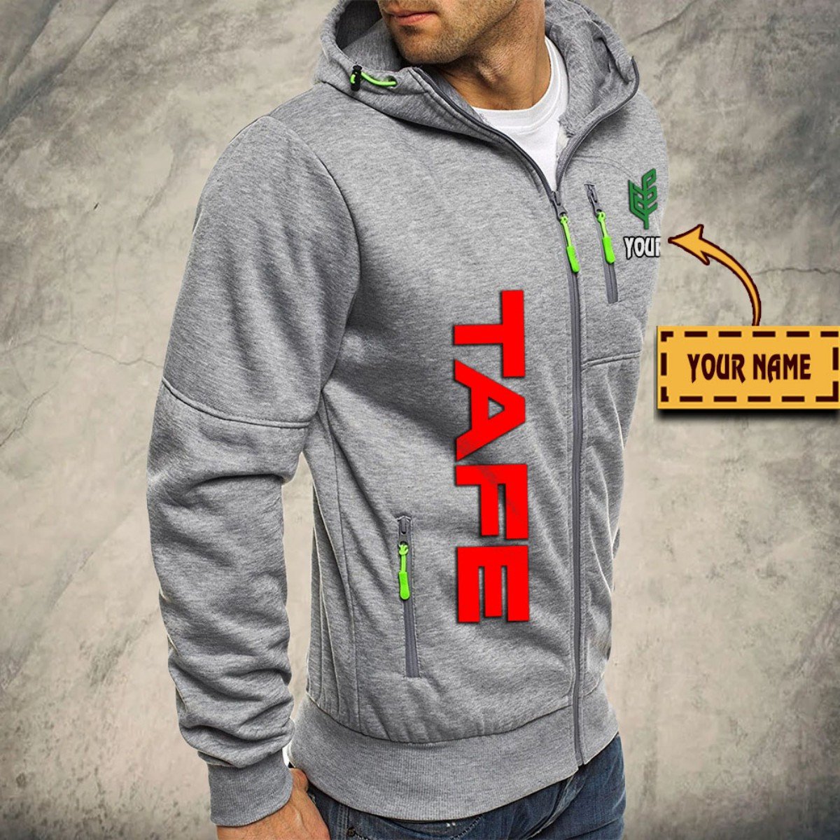 Tafe Kapuzensweatjacke – Bild 6