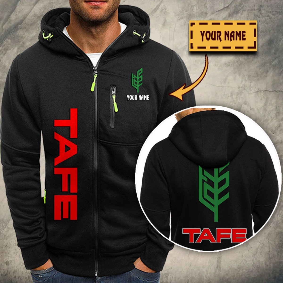Tafe Kapuzensweatjacke