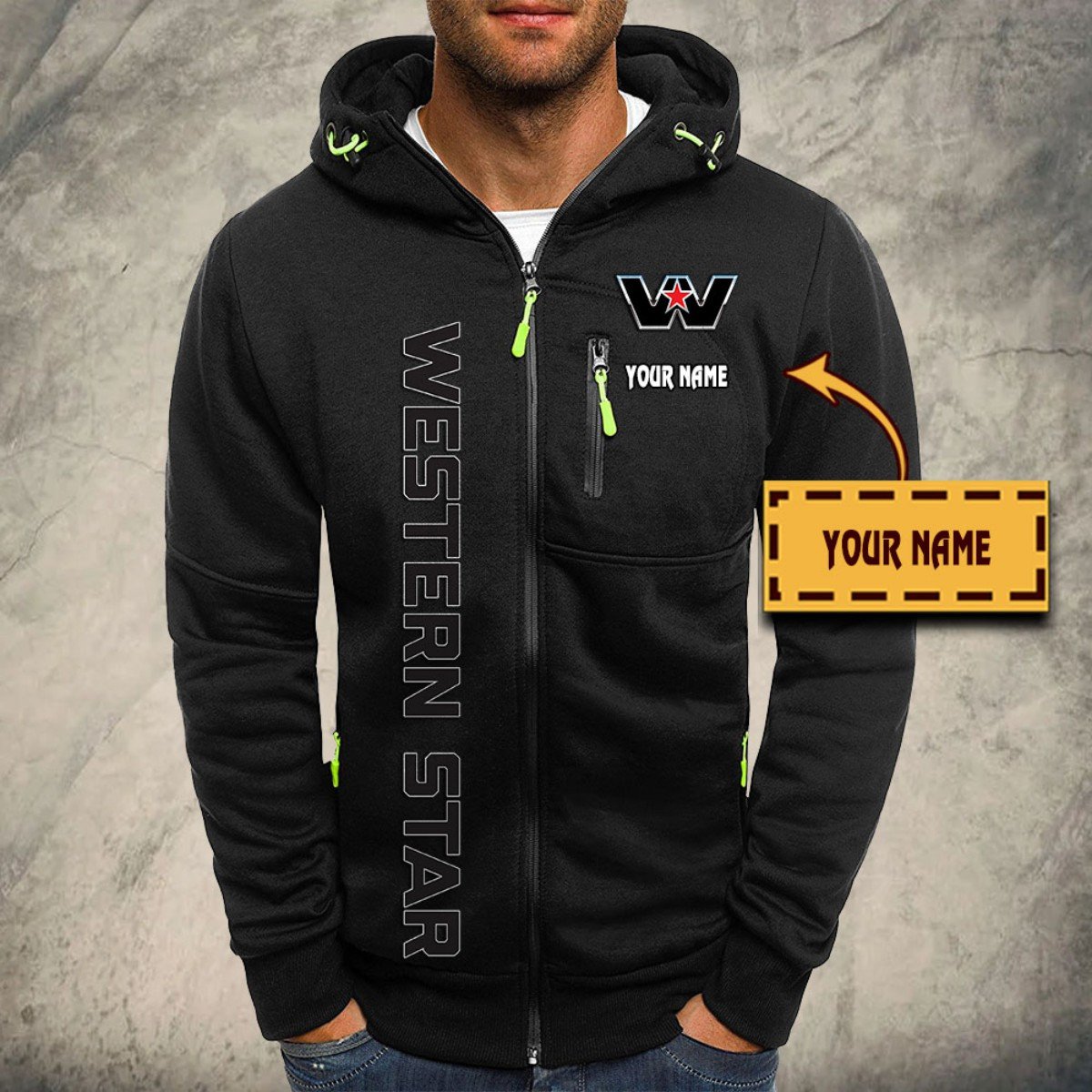 Western Star Kapuzensweatjacke – Bild 2