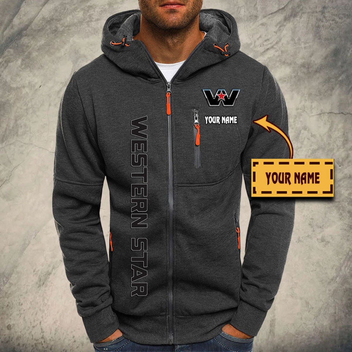 Western Star Kapuzensweatjacke – Bild 4