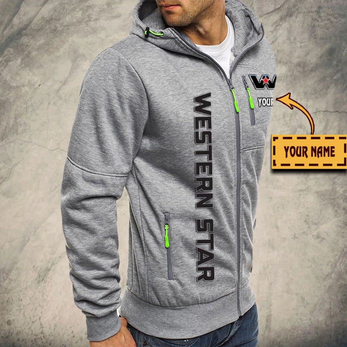 Western Star Kapuzensweatjacke – Bild 6