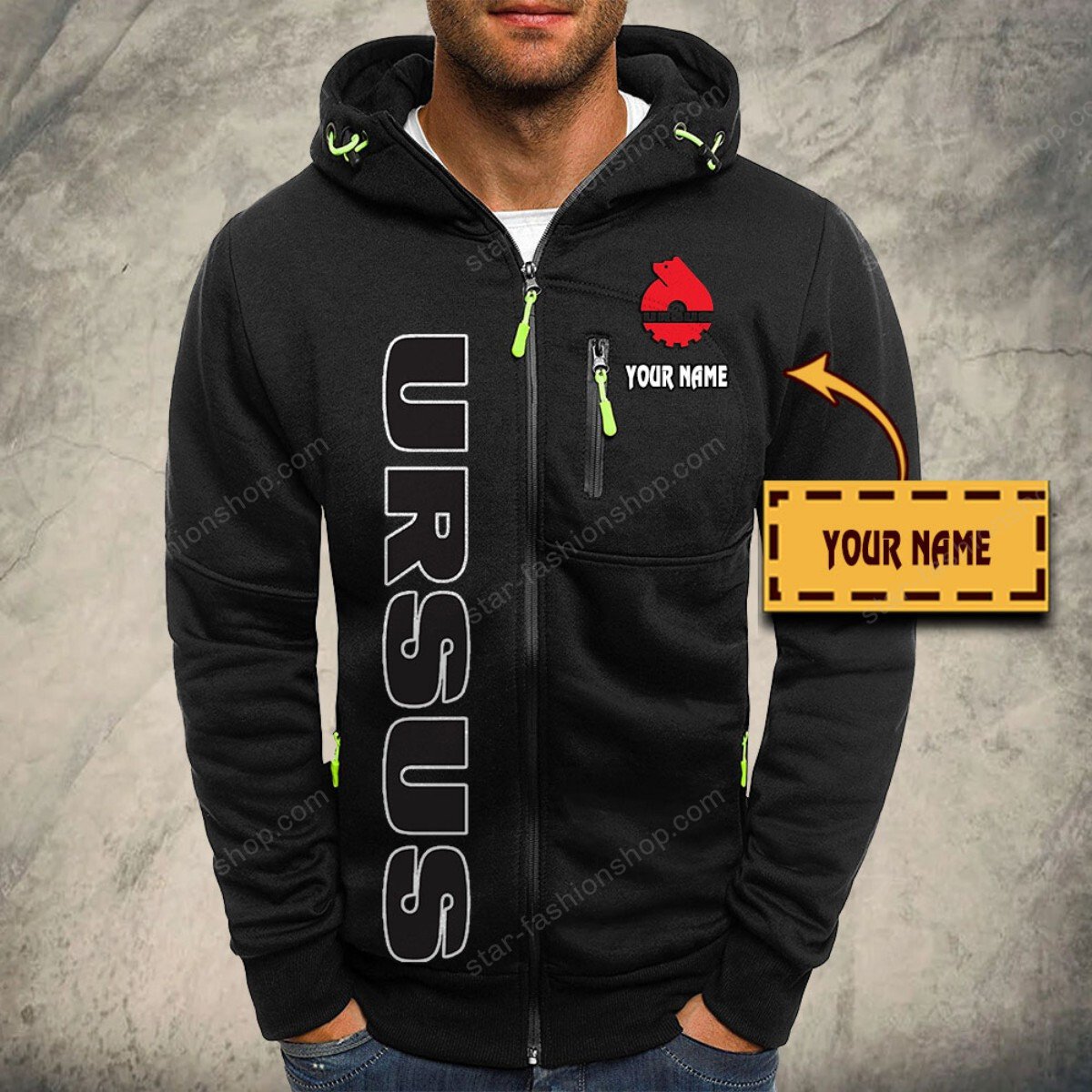 Ursus Kapuzensweatjacke – Bild 2