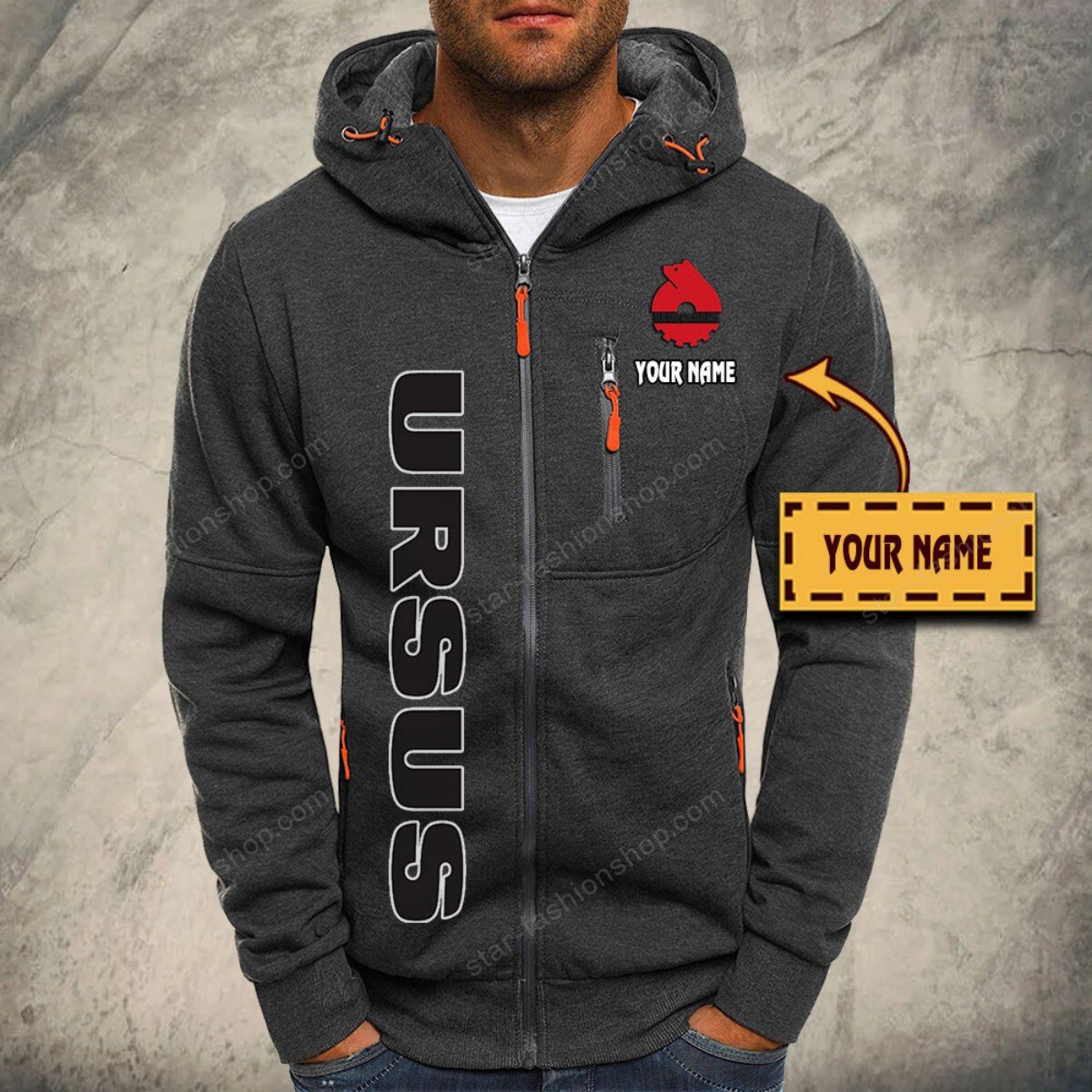 Ursus Kapuzensweatjacke – Bild 4