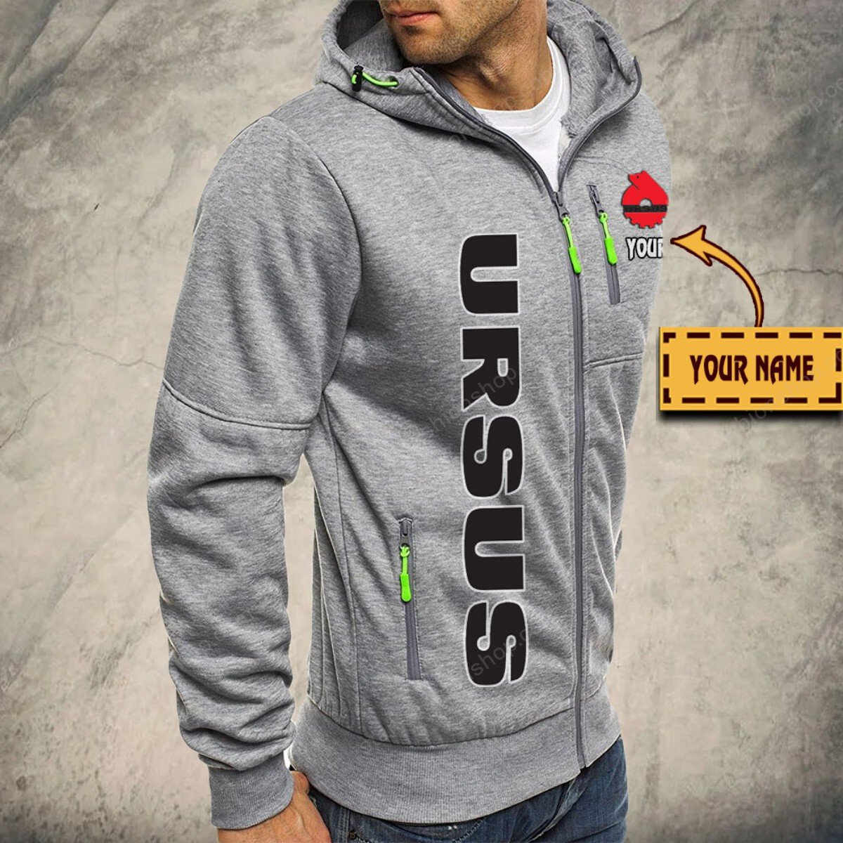 Ursus Kapuzensweatjacke – Bild 6